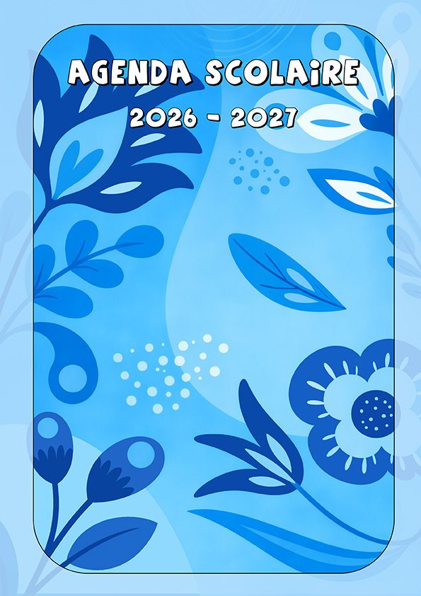 A4 Flowers - couverture bleue - ADMIN (GE)