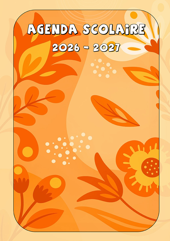 A4 Flowers -  couverture orange - Titulaire (VD VS NE FR JU BE)