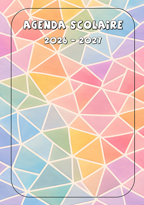 A4 Vierge MOSAÏQUE avec fonds colorés - Titulaire (VD VS NE FR JU BE)