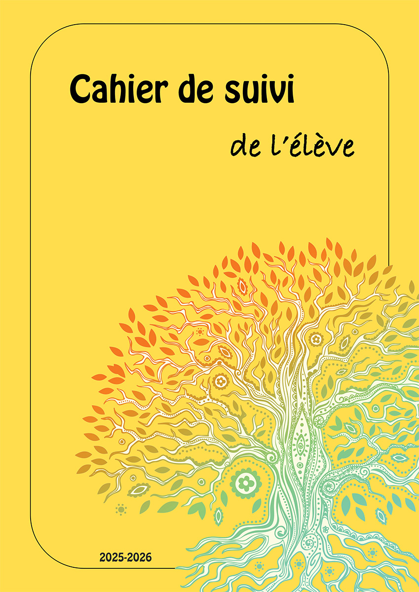 A4 Cahier de suivi de l'élève - Version Standard